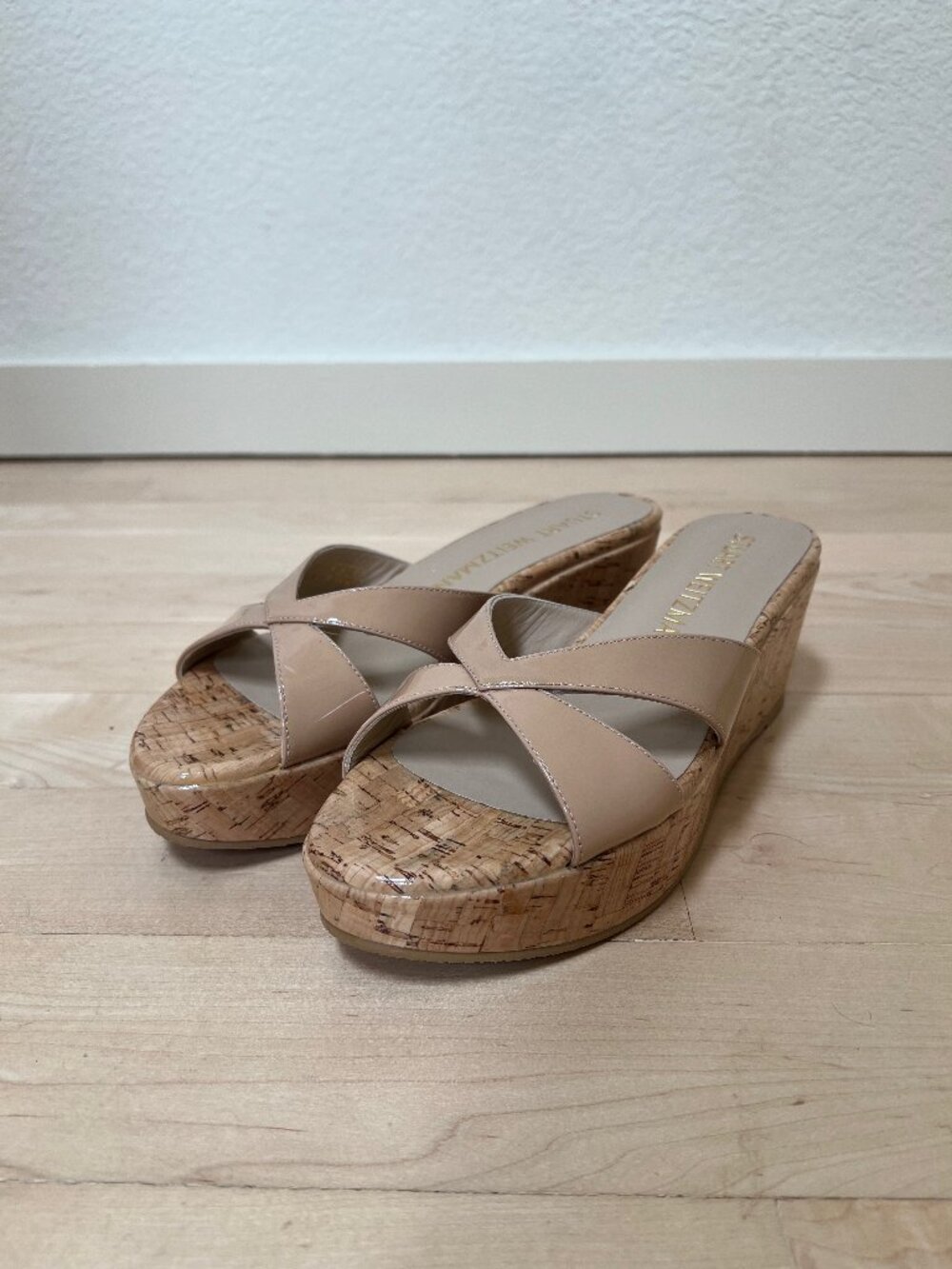 Stuart Weitzman Carmen Platform Slide Sandals Size 10